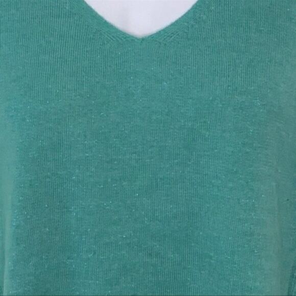 Apt. 9 Pullover Sleeveless V-Neck Sweater Vest Metallic Sparkle Size XL - Picture 10 of 14